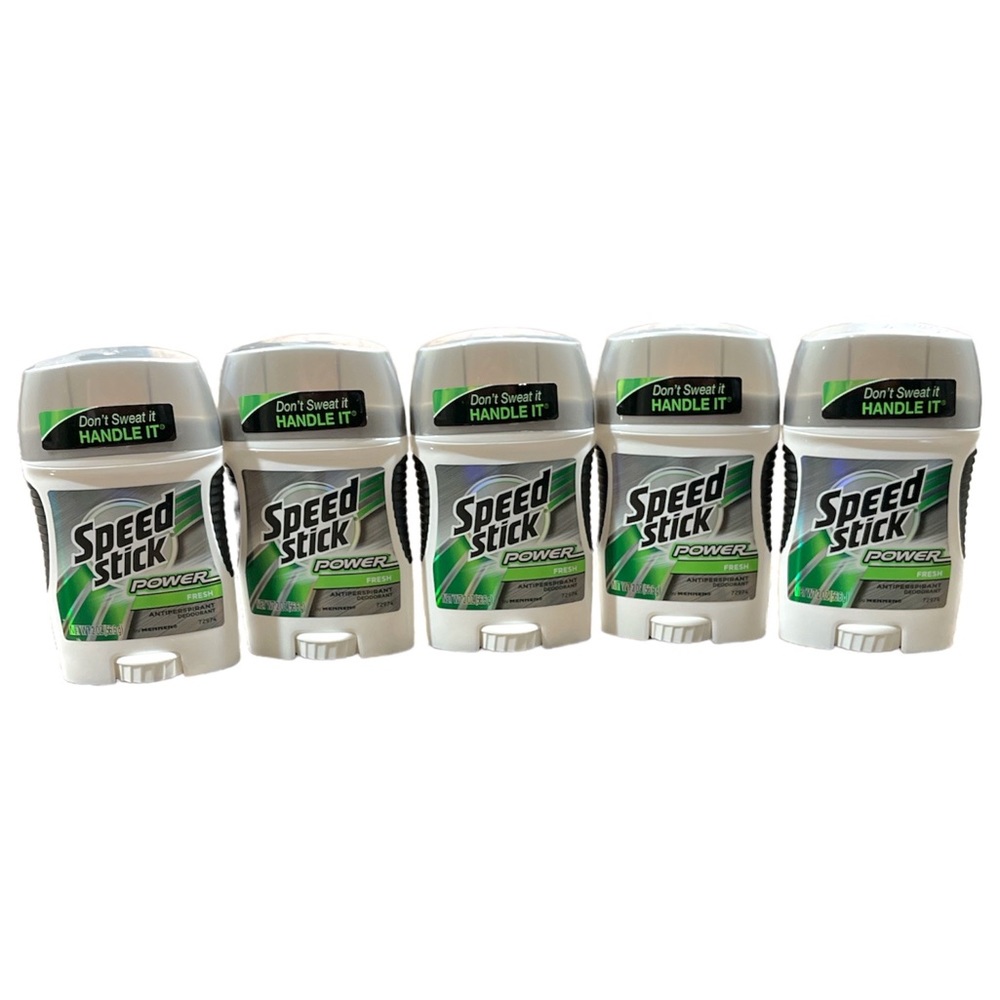 NEW Speed Stick Antiperspirant Deodorant Power FRESH scent 2 Oz (LOT 5)